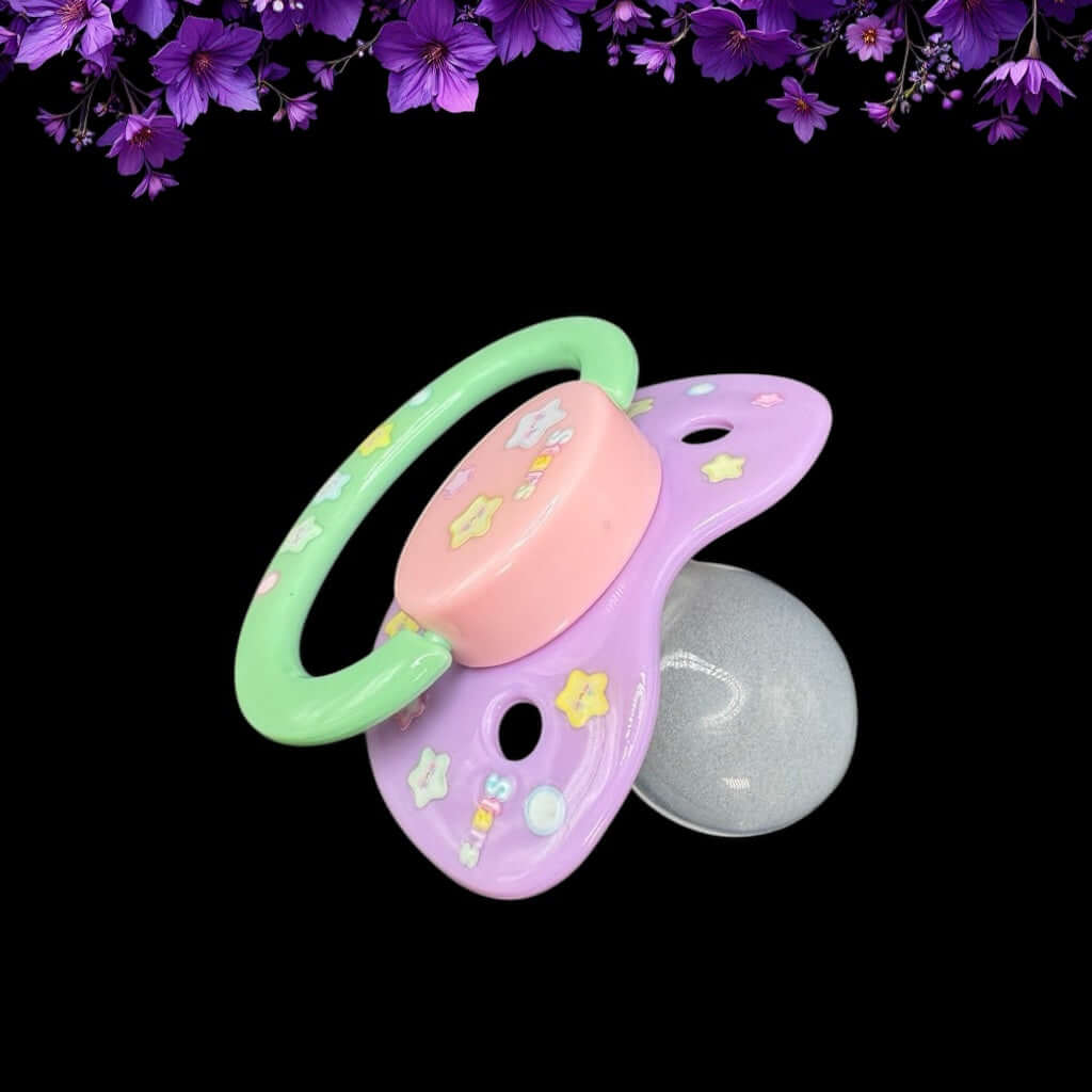 Glow In The Dark Adult Pacifier - Stars