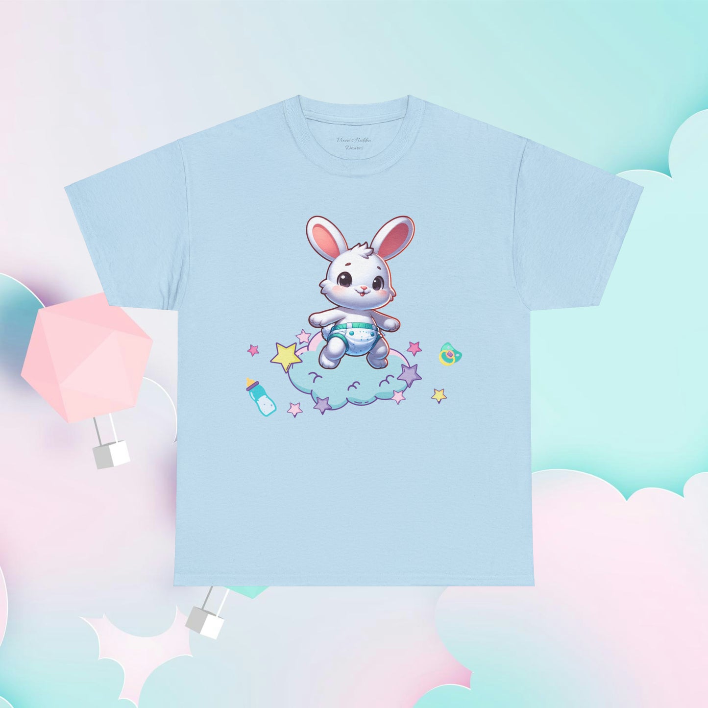 Baby Bunny Unisex T-Shirt - Adult Baby Diaper Lover - Furry Friend Tee