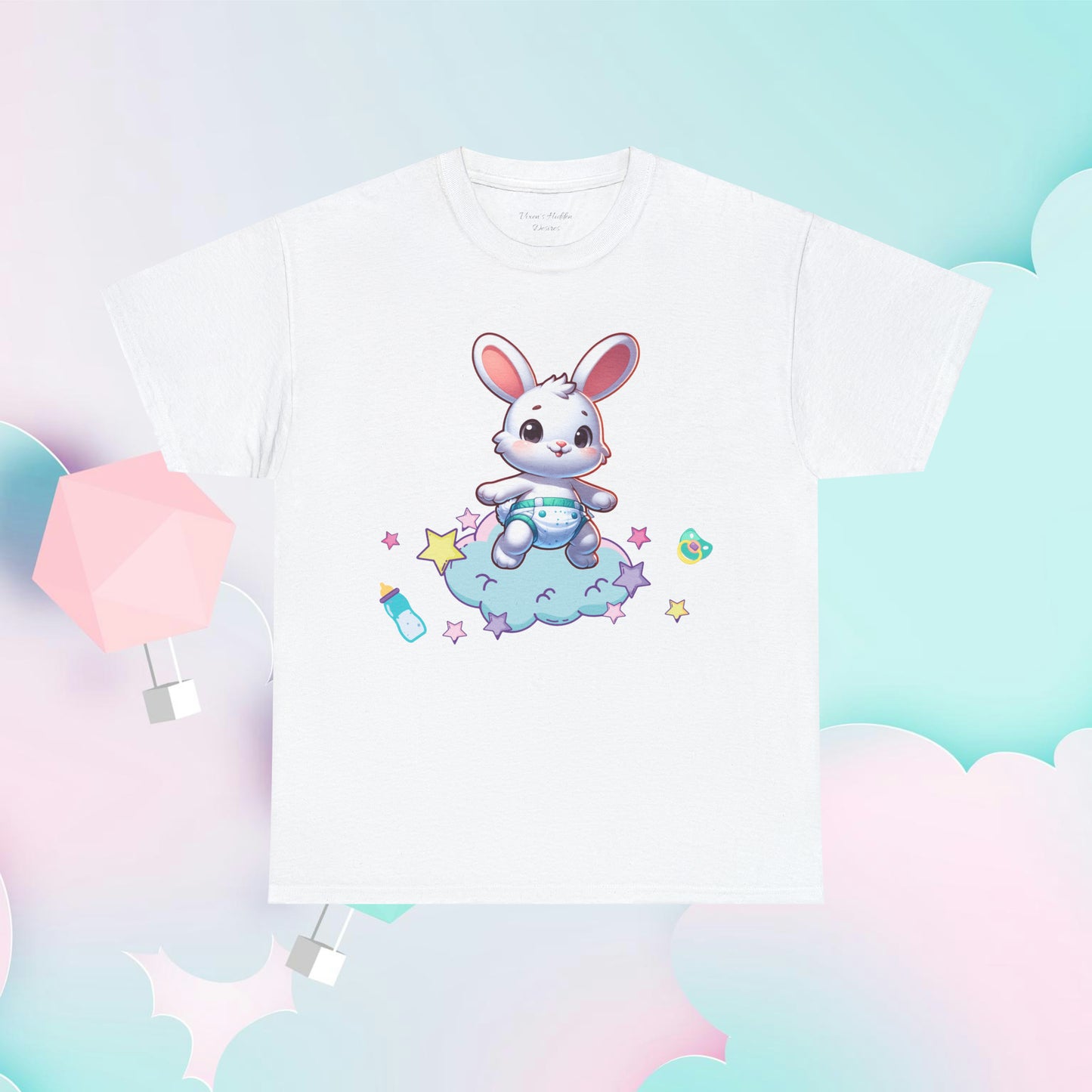 Baby Bunny Unisex T-Shirt - Adult Baby Diaper Lover - Furry Friend Tee