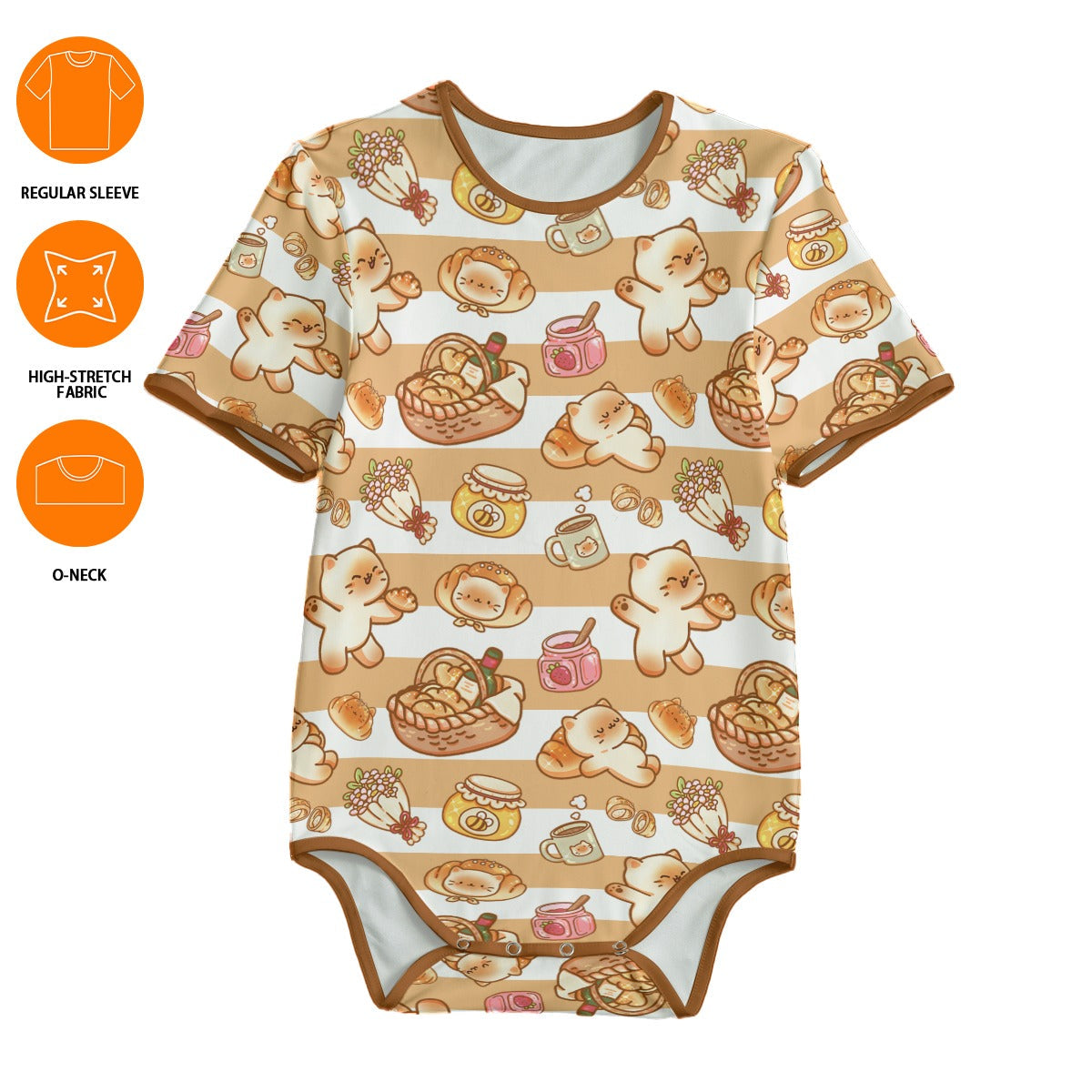 Jam Picnic Kitten Adult Unisex CuddleSuit