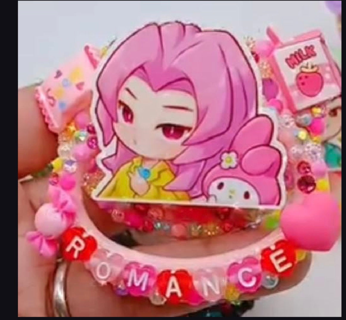 10 custom Image Adult Beaded Pacifier for Braylyn