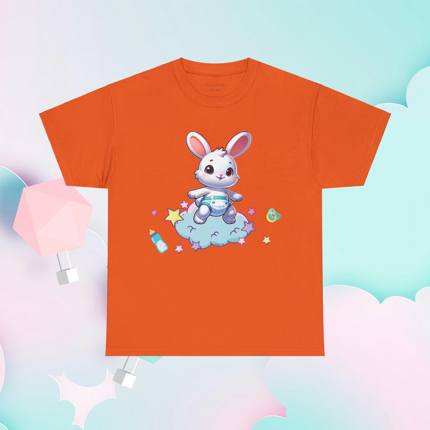 Baby Bunny Unisex T-Shirt - Adult Baby Diaper Lover - Furry Friend Tee