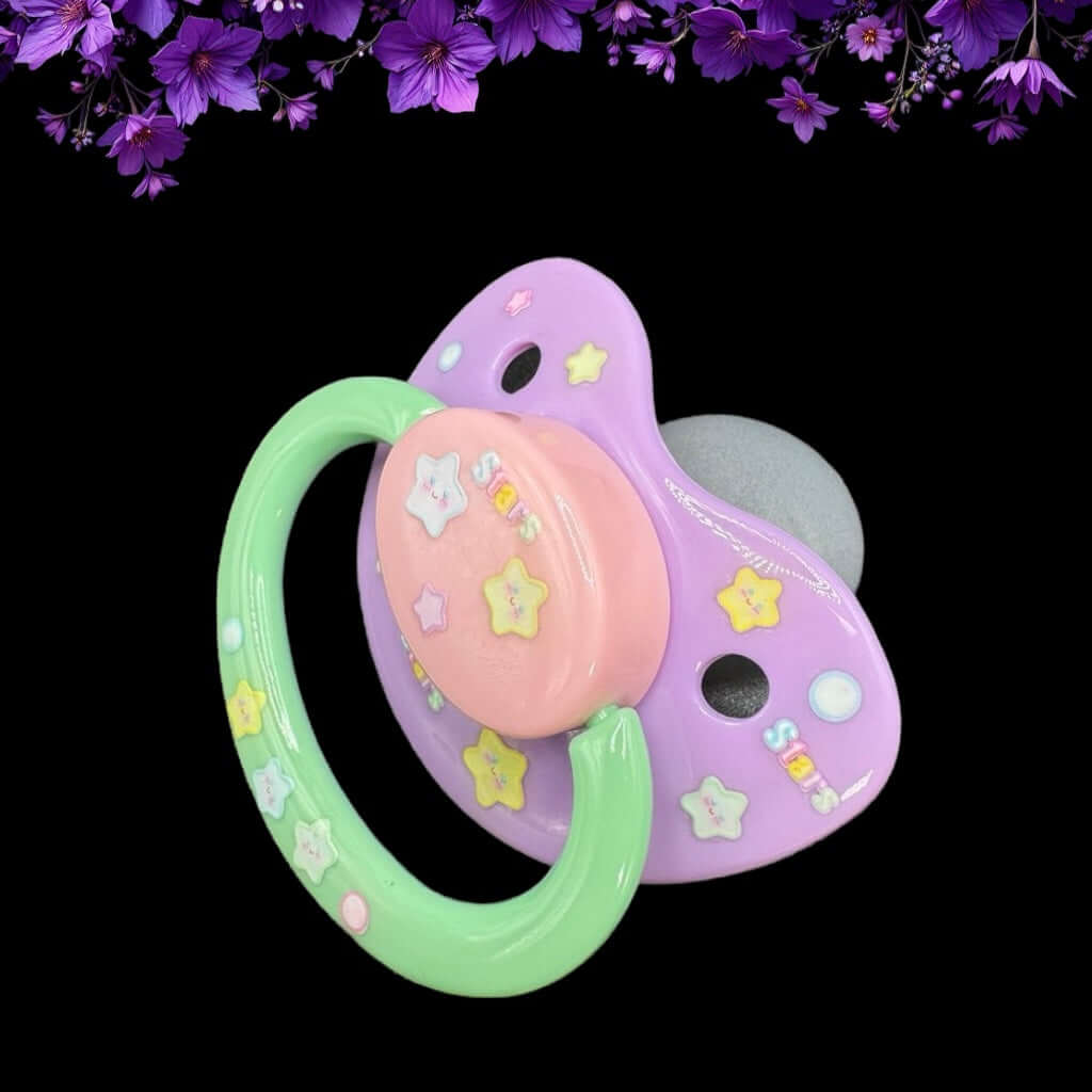 Glow In The Dark Adult Pacifier - Stars