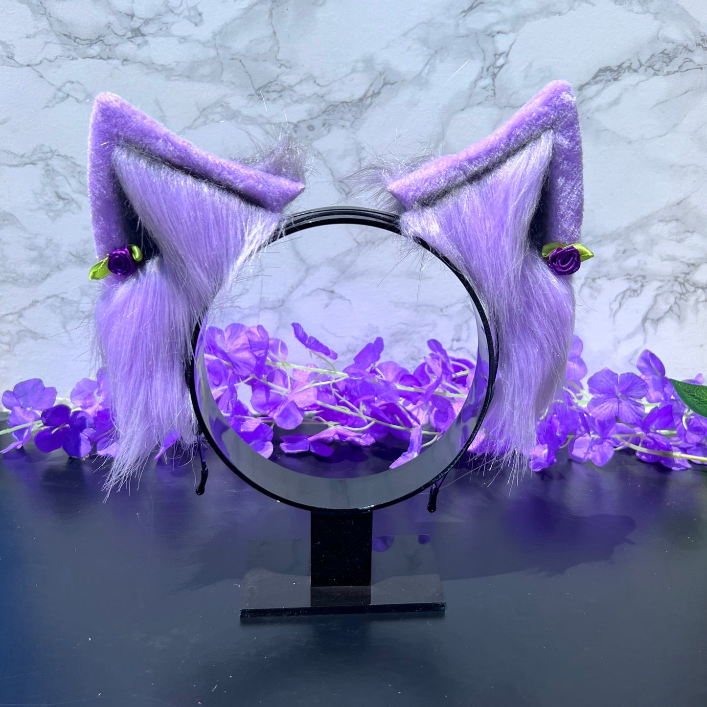 Purple Rose Ears