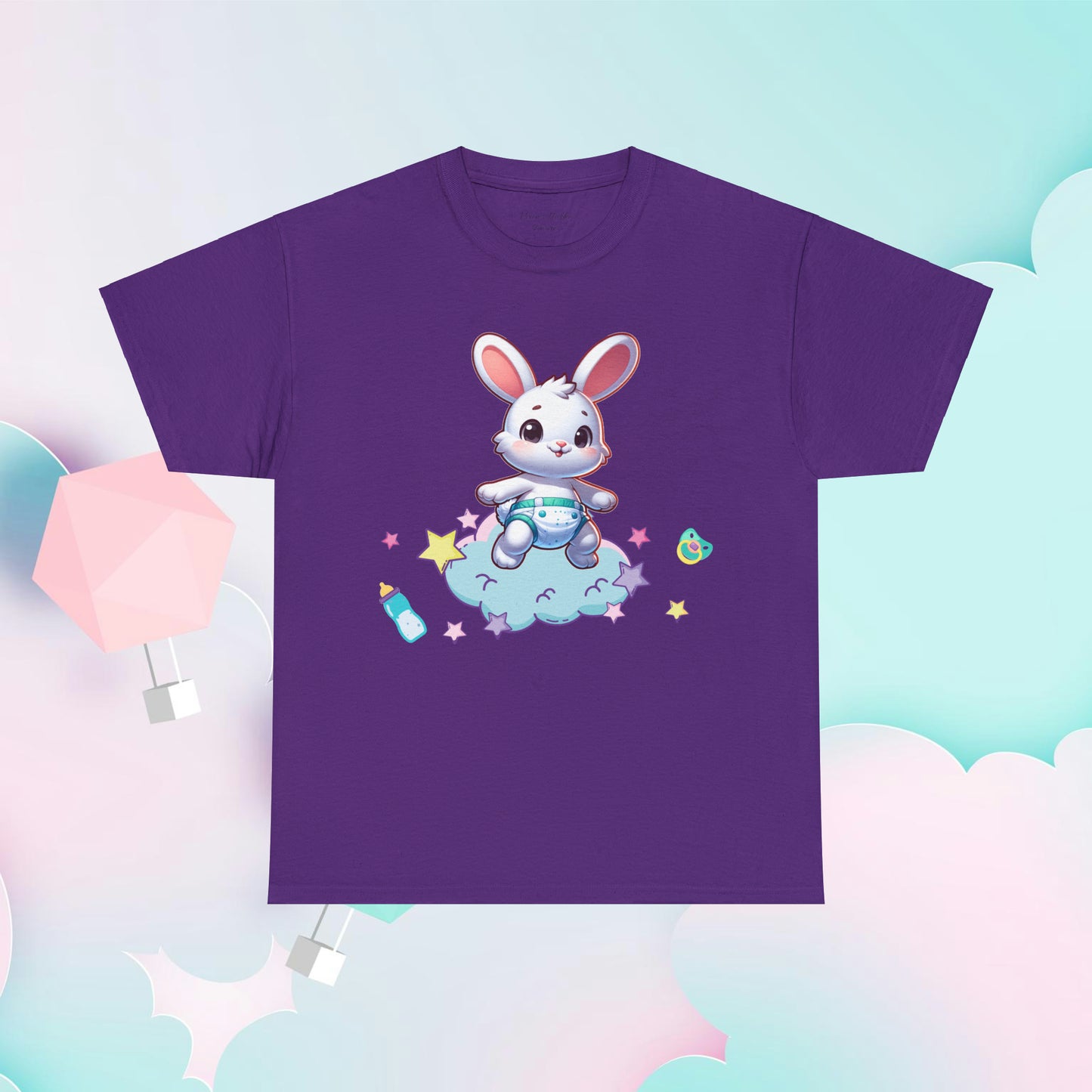 Baby Bunny Unisex T-Shirt - Adult Baby Diaper Lover - Furry Friend Tee