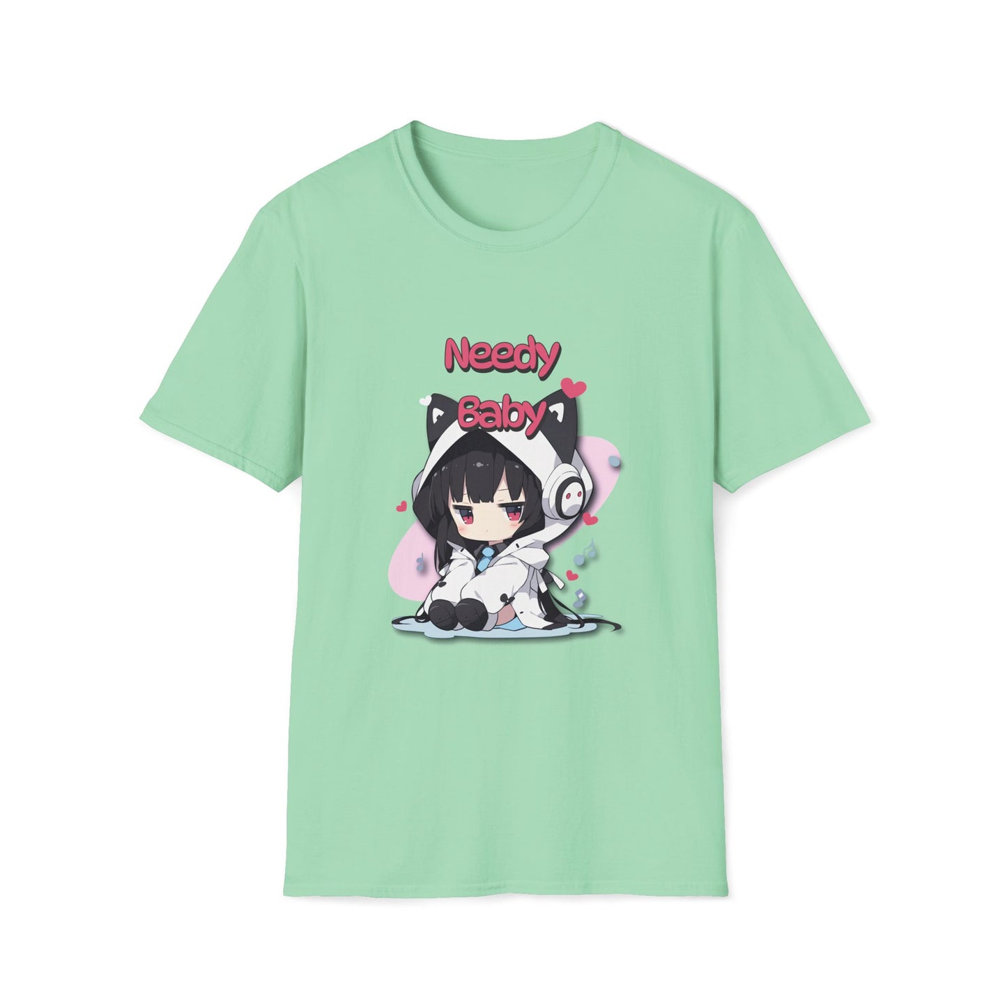 Needy Baby T-Shirt - Kawaii Cat Girl Shirt