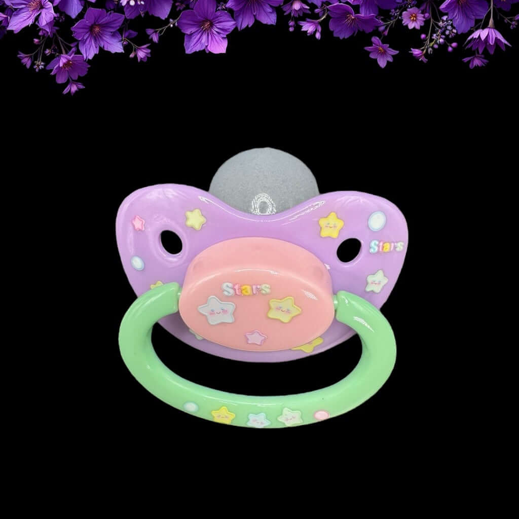 Glow In The Dark Adult Pacifier - Stars