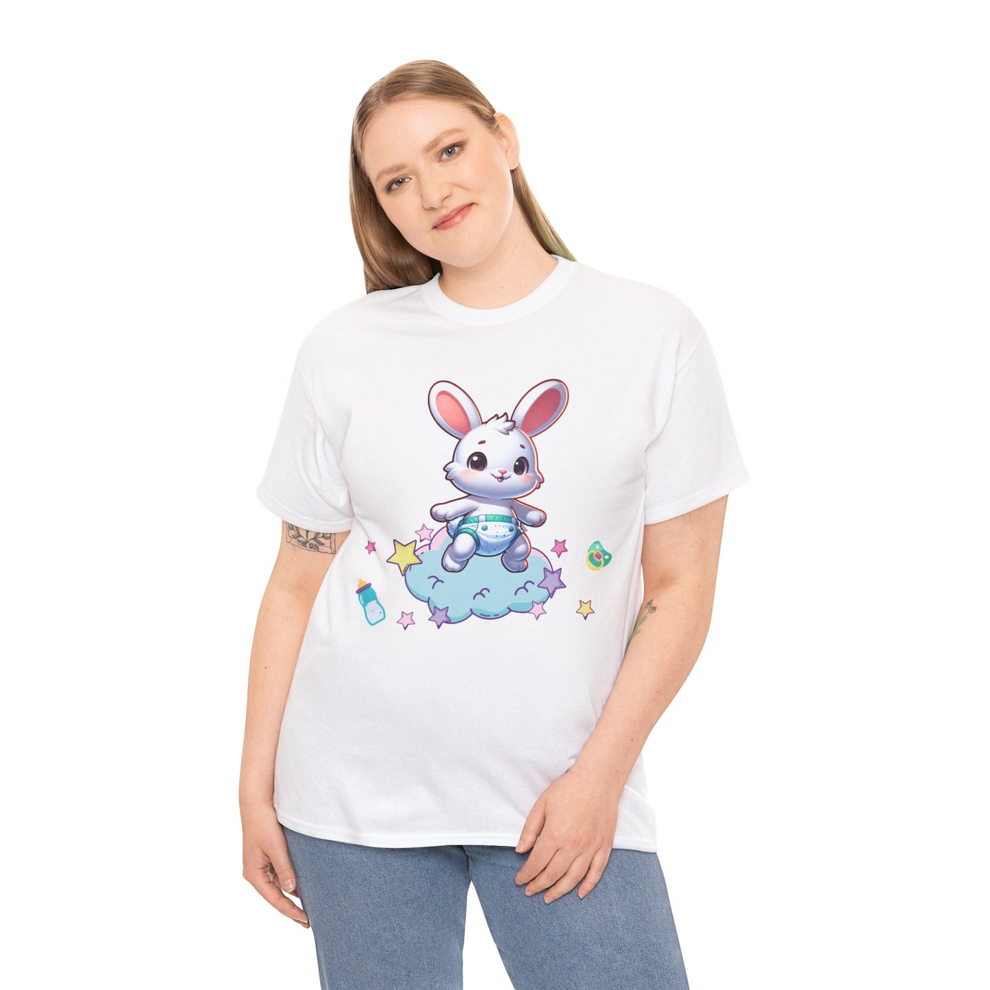 Baby Bunny Unisex T-Shirt - Adult Baby Diaper Lover - Furry Friend Tee