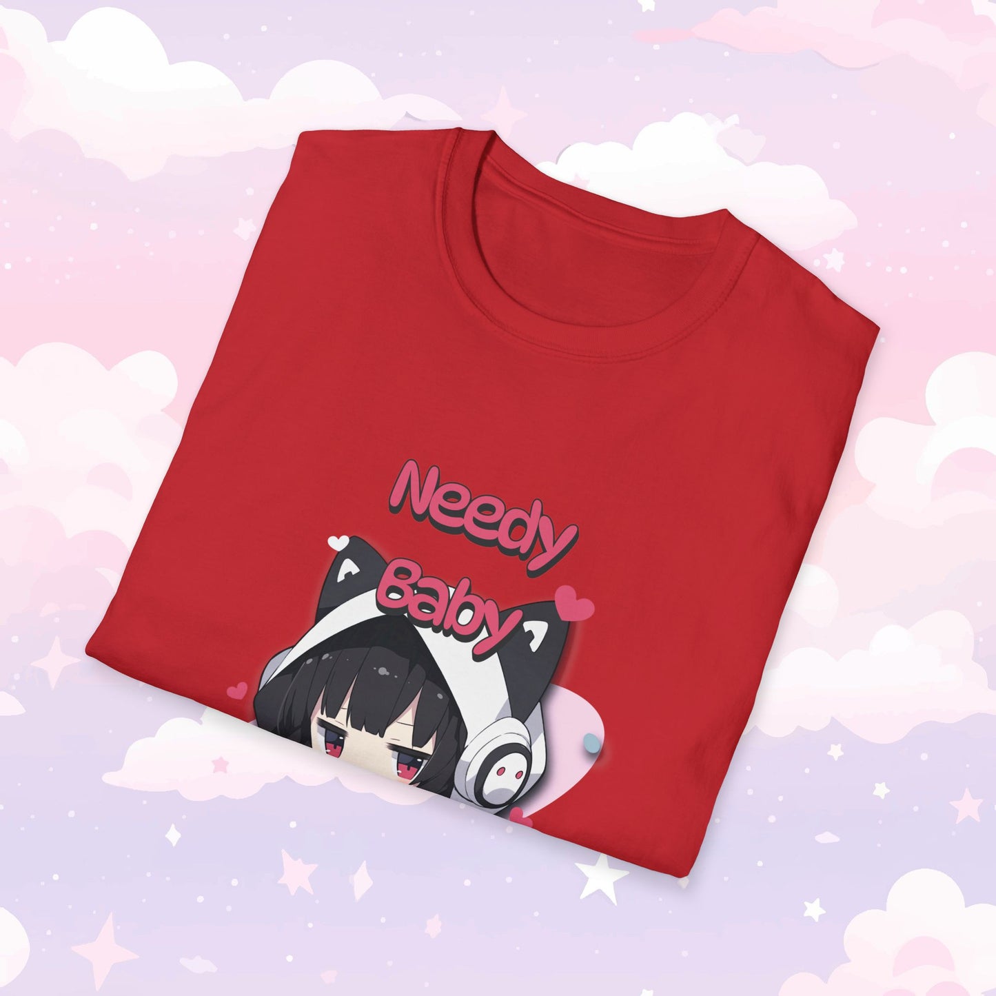Needy Baby T-Shirt - Kawaii Cat Girl Shirt