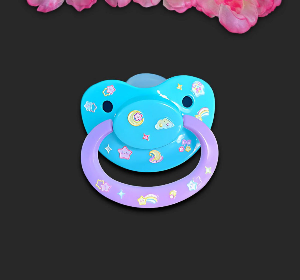 Custom Glow in the Dark Pacifier Gag