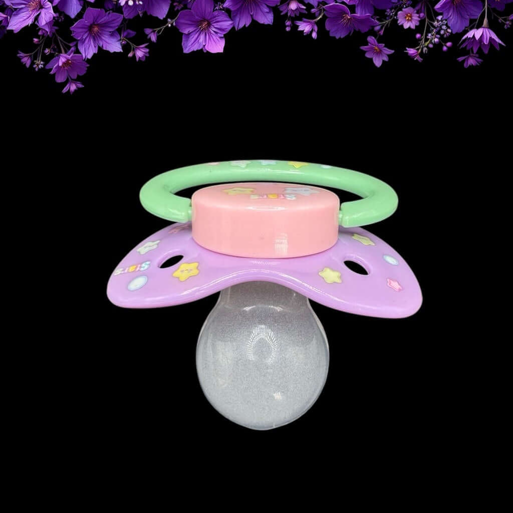Glow In The Dark Adult Pacifier - Stars