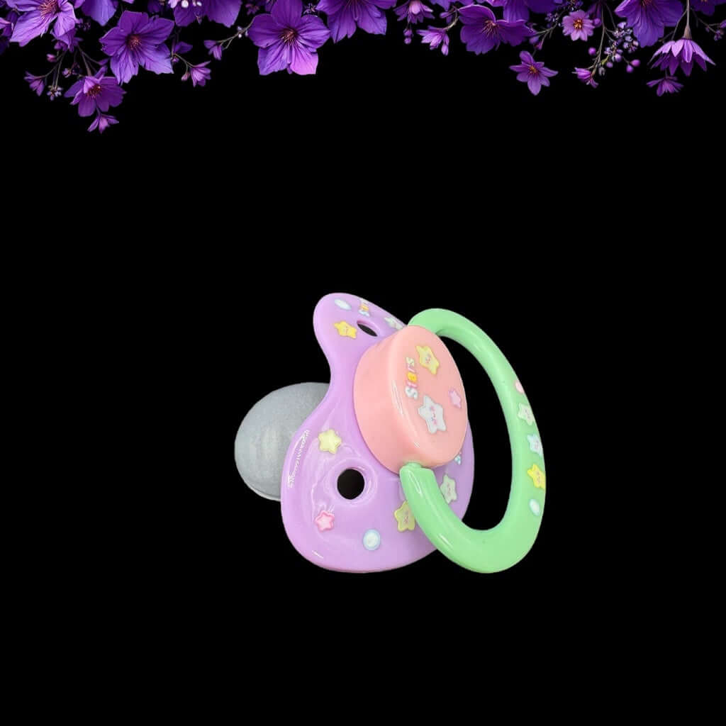 Glow In The Dark Adult Pacifier - Stars