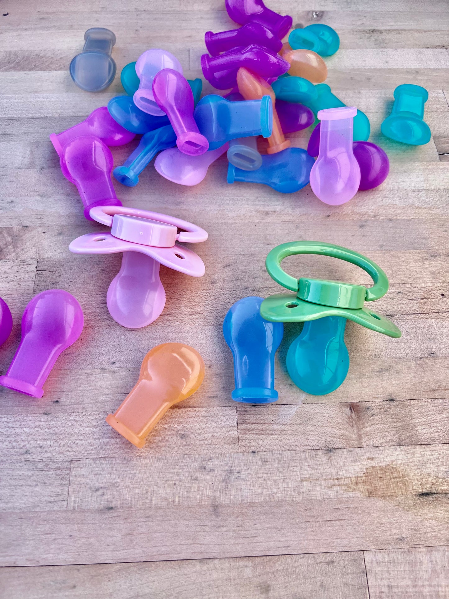 Colorful Pacifier Nipple Add On, Replacement Nipple