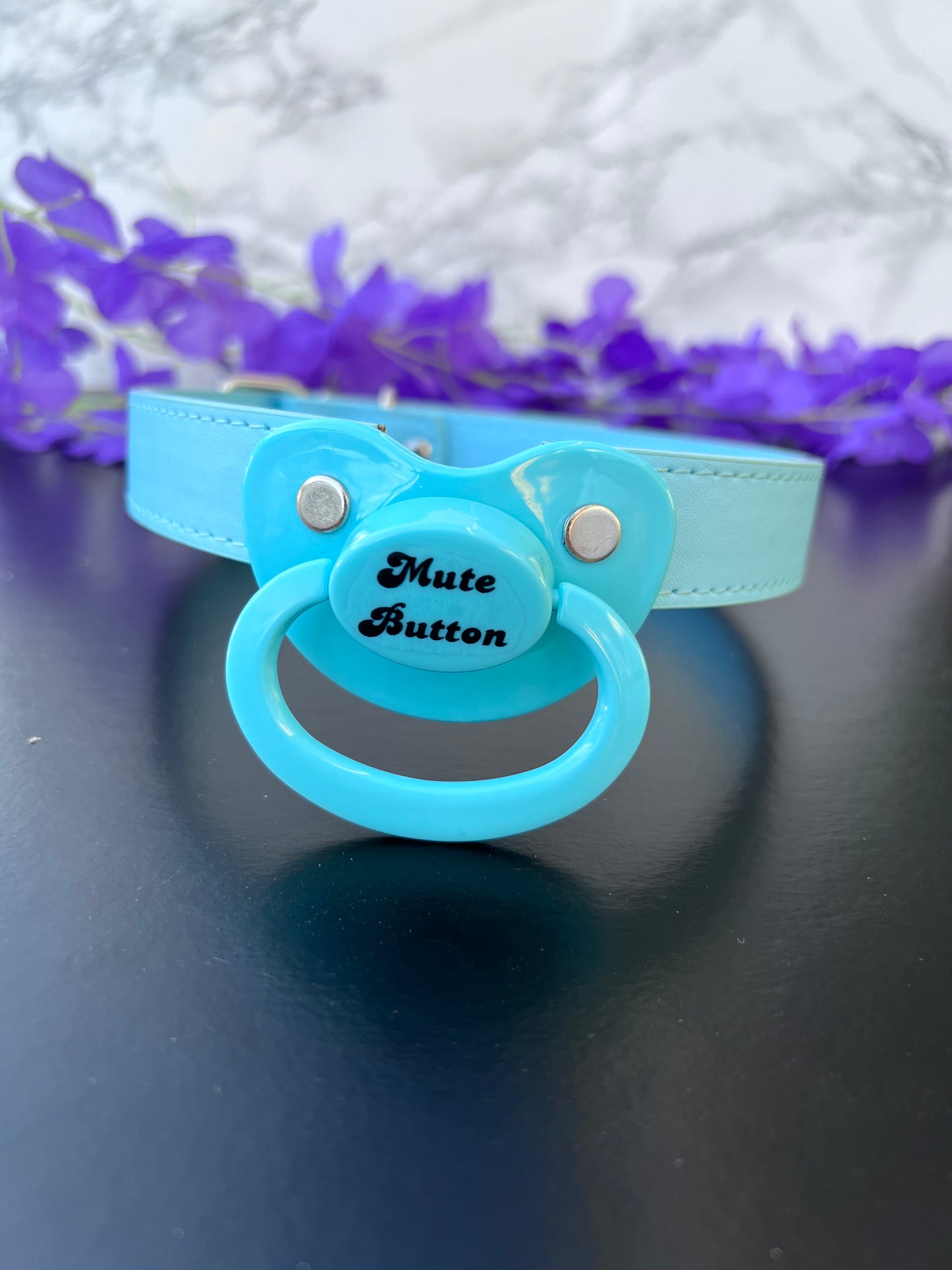 Mute Button Pacifier Gag