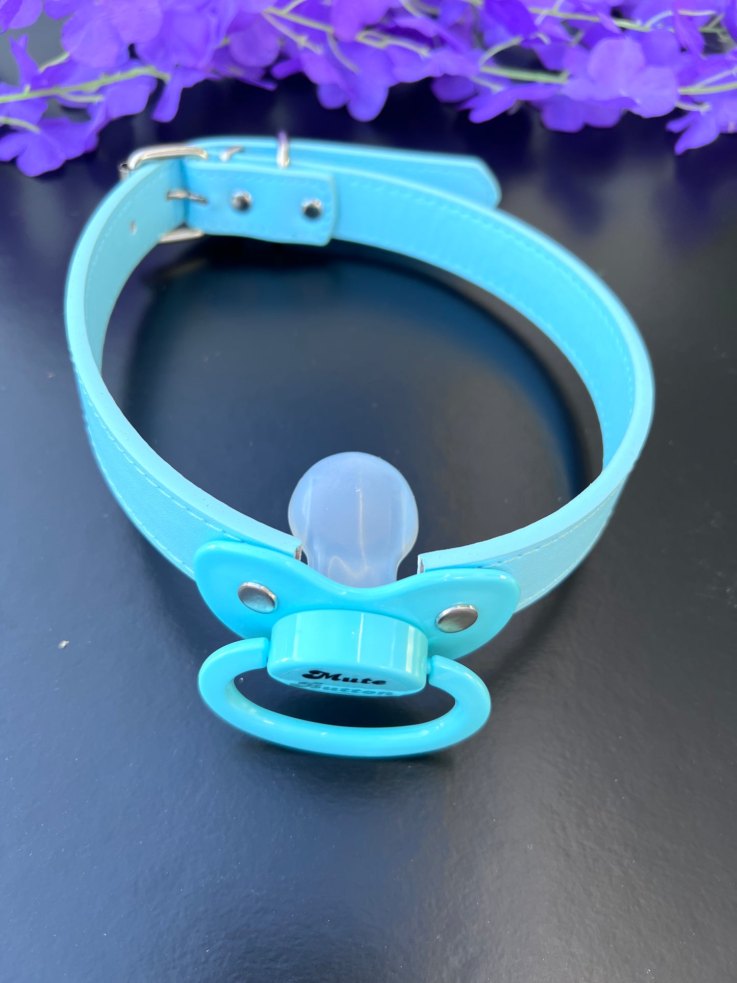 Mute Button Pacifier Gag
