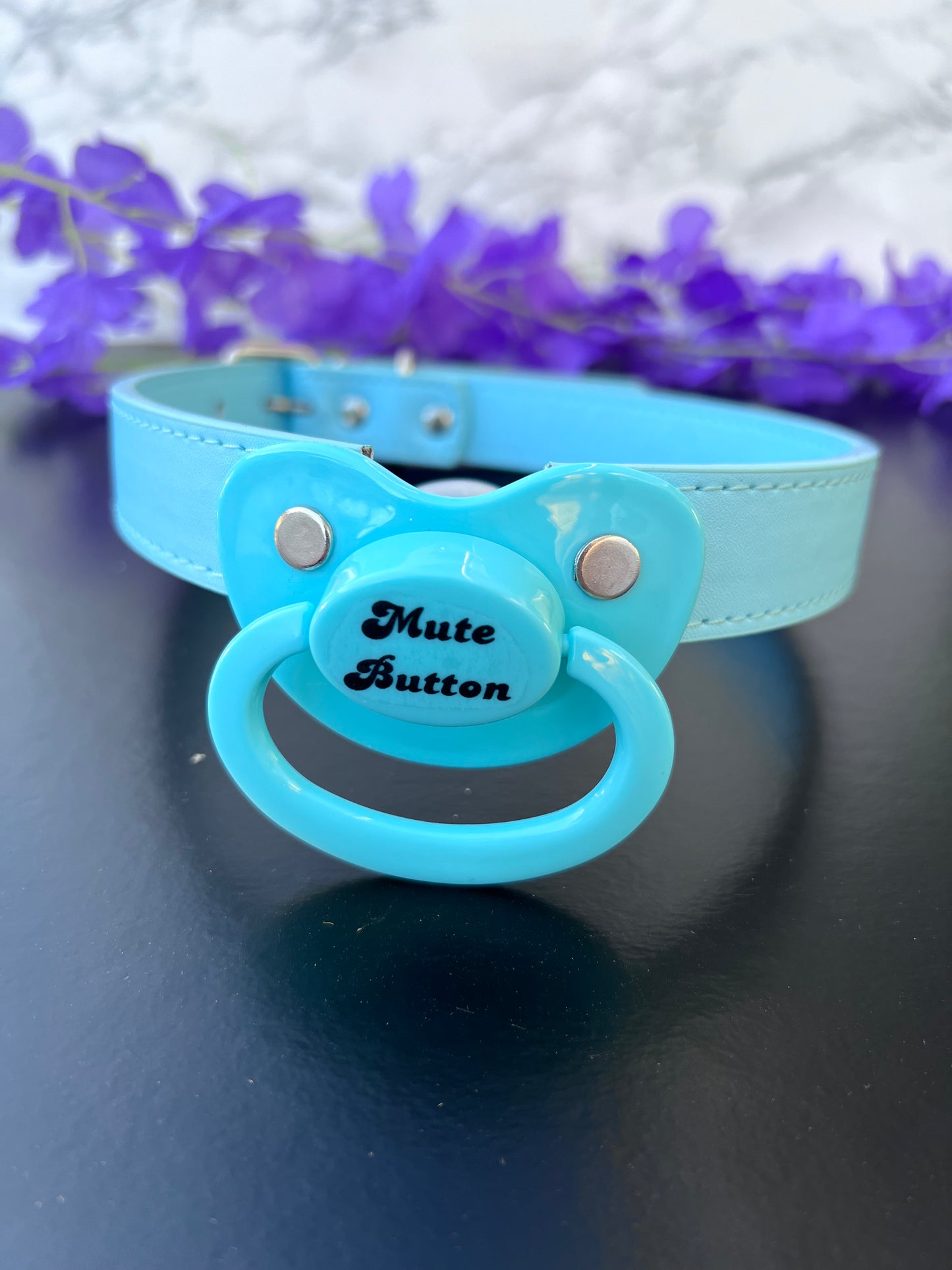 Mute Button Pacifier Gag