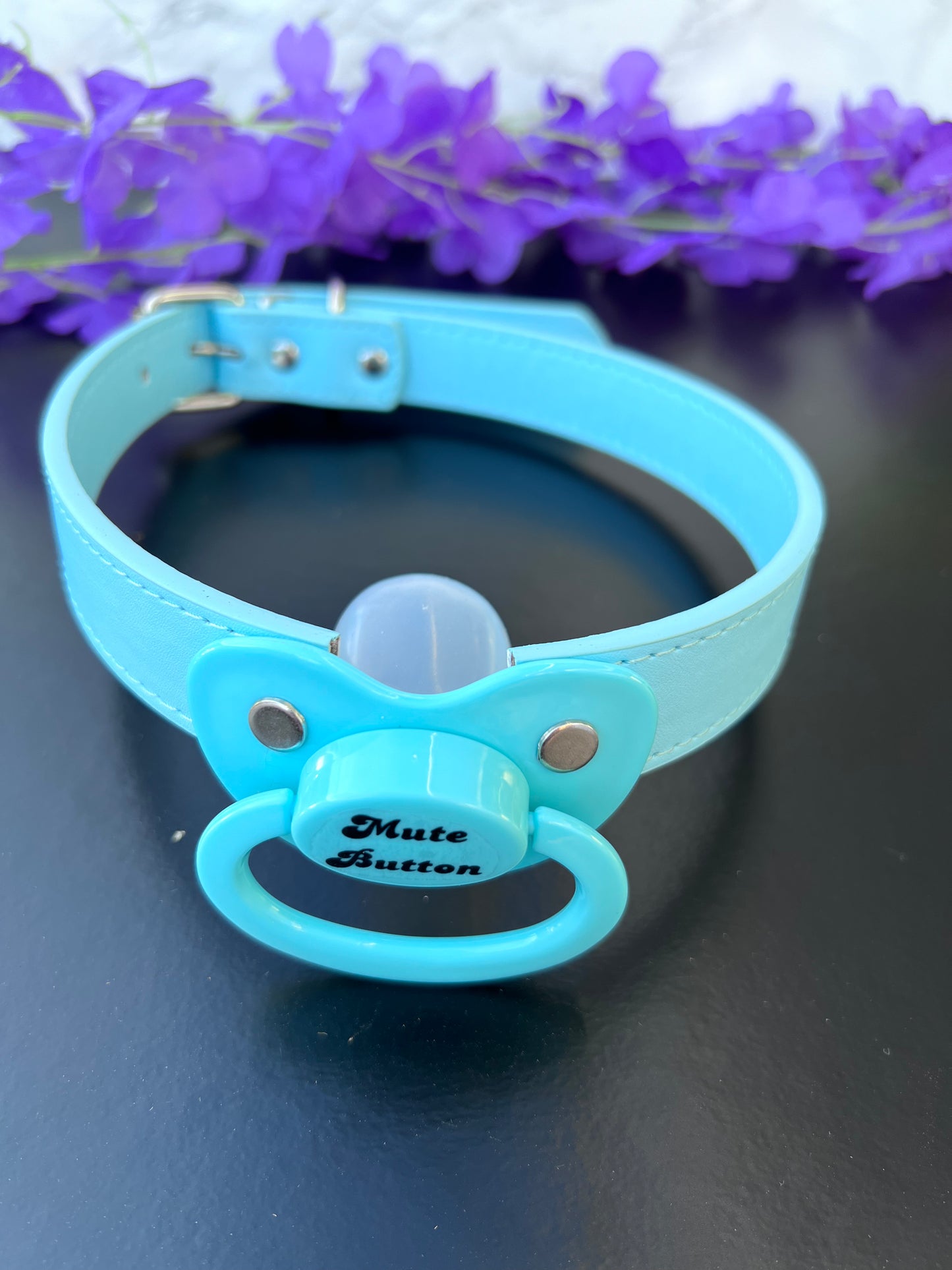 Mute Button Pacifier Gag