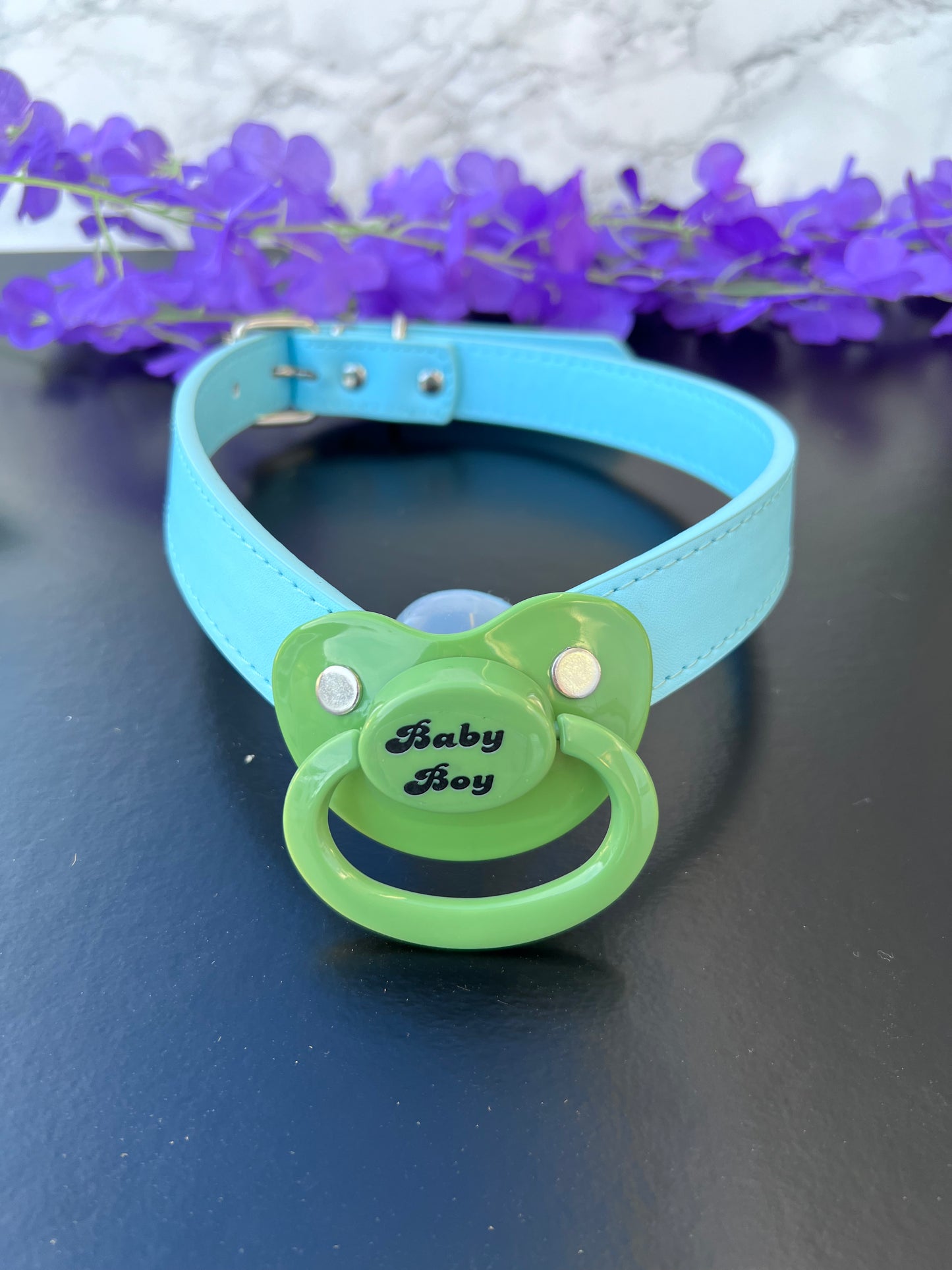 Baby Boy Pacifier Gag