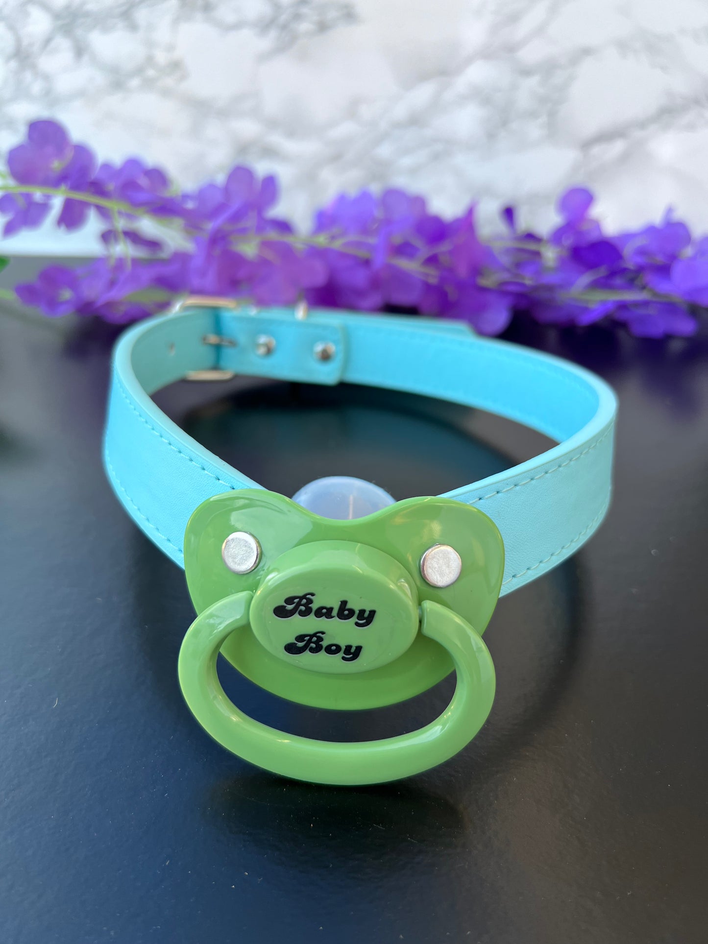Baby Boy Pacifier Gag