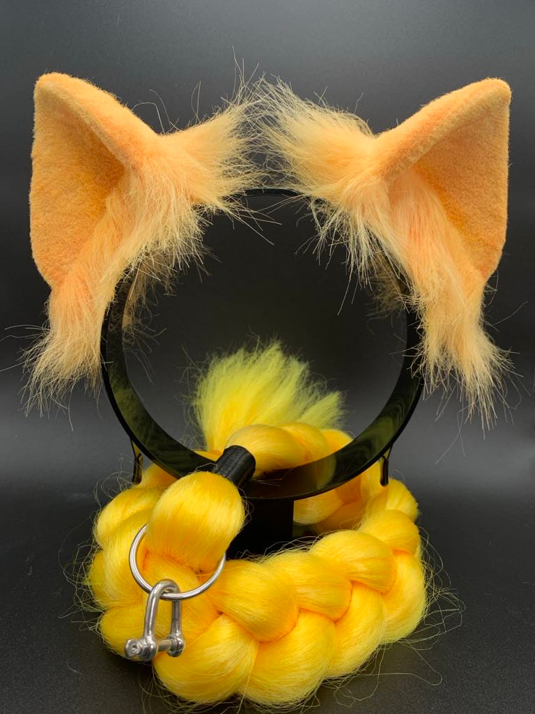 Pony Ears and Tail Set (Orange and Yellow)