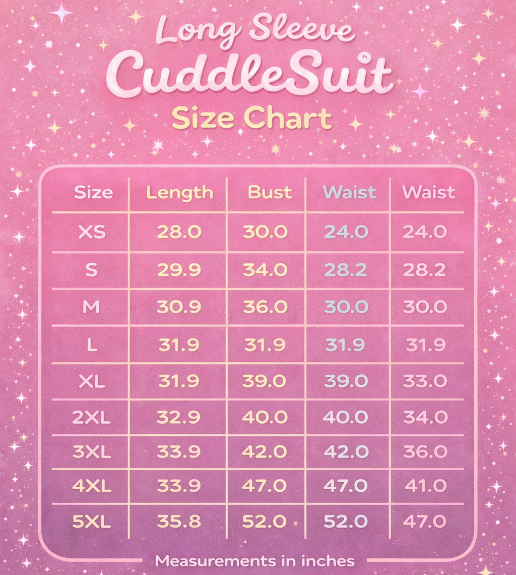 Mystery Long Sleeve Unisex CuddleSuit