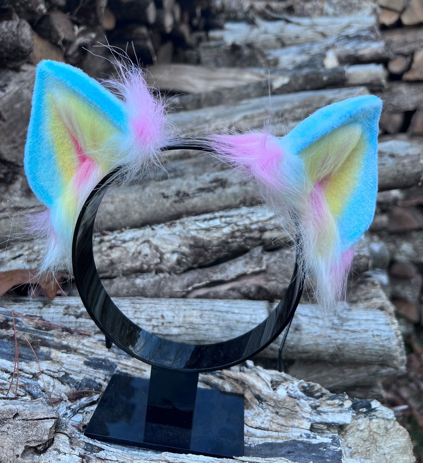 LGBTQ Pan Pride Kitten Ears