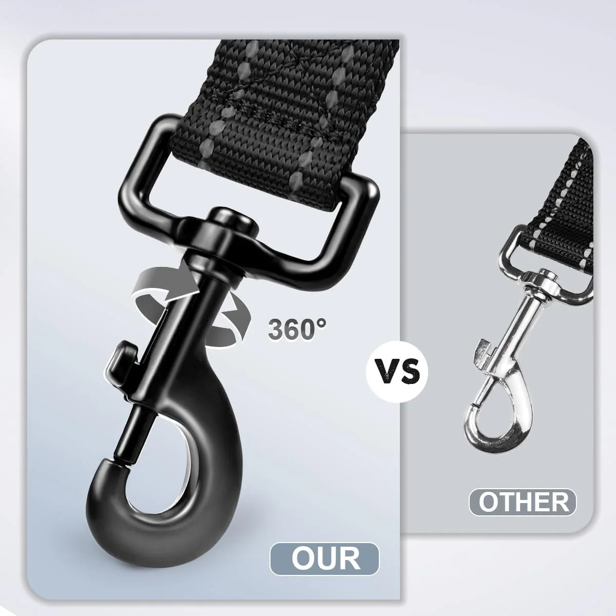 Short BDSM Pet Play Leash