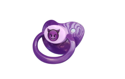 Devil Emoji Adult Pacifier