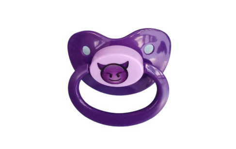 Devil Emoji Adult Pacifier