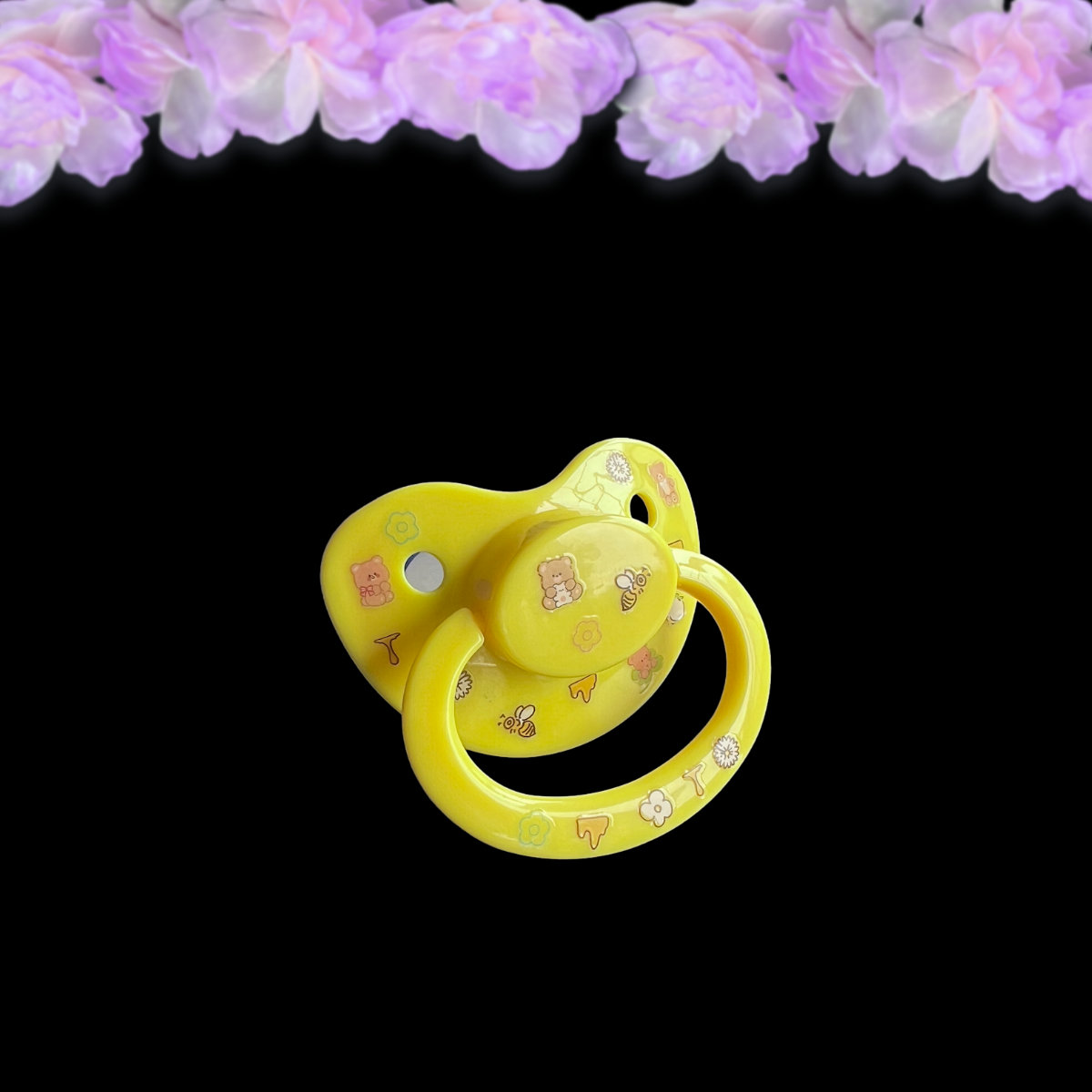 Adult Pacifier - Honey Bear and Bees