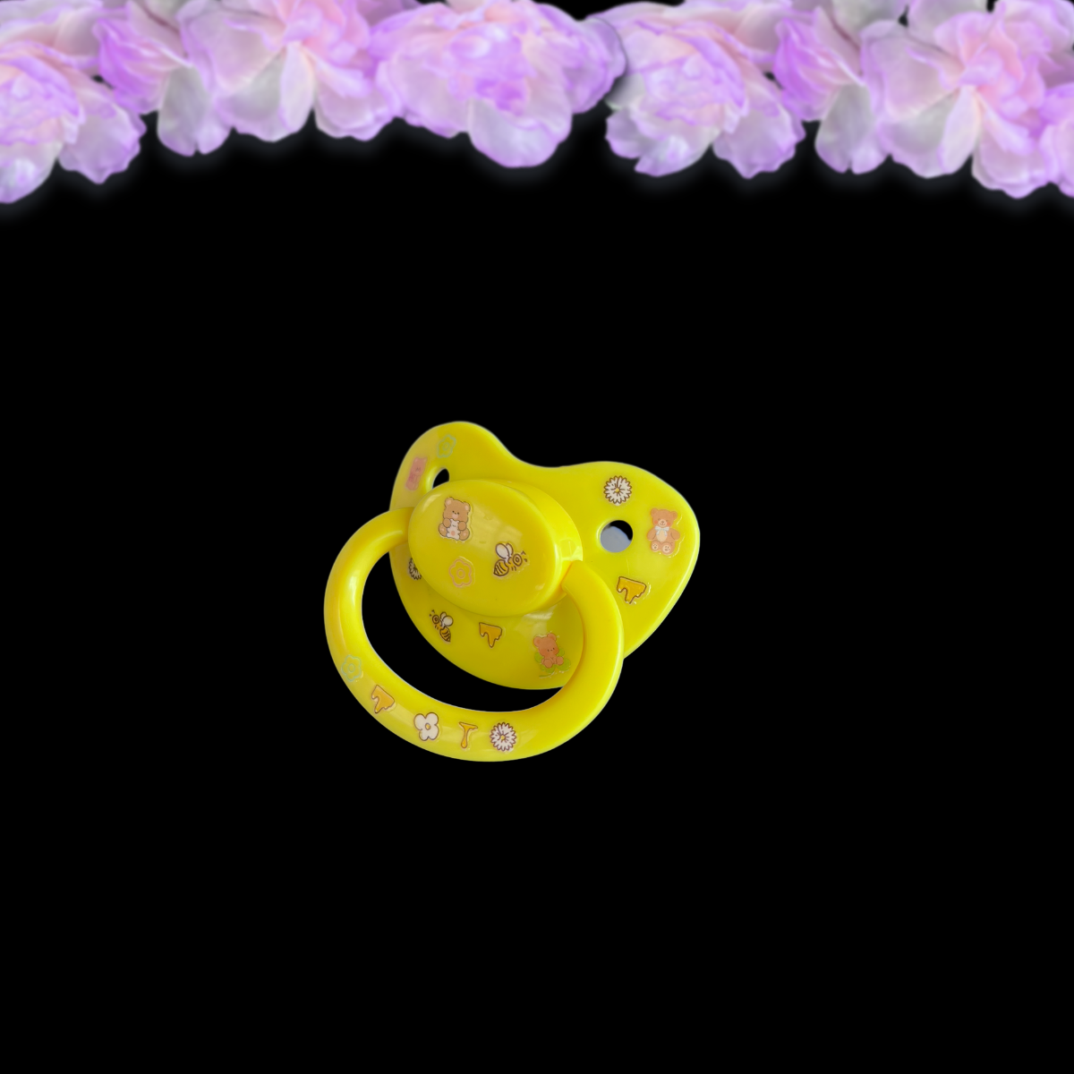 Adult Pacifier - Honey Bear and Bees