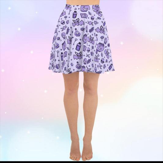 Spellbound Witch Skater Skirt
