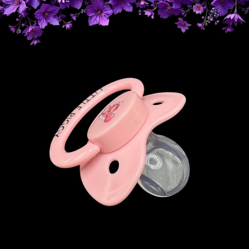 pink adult pacifier