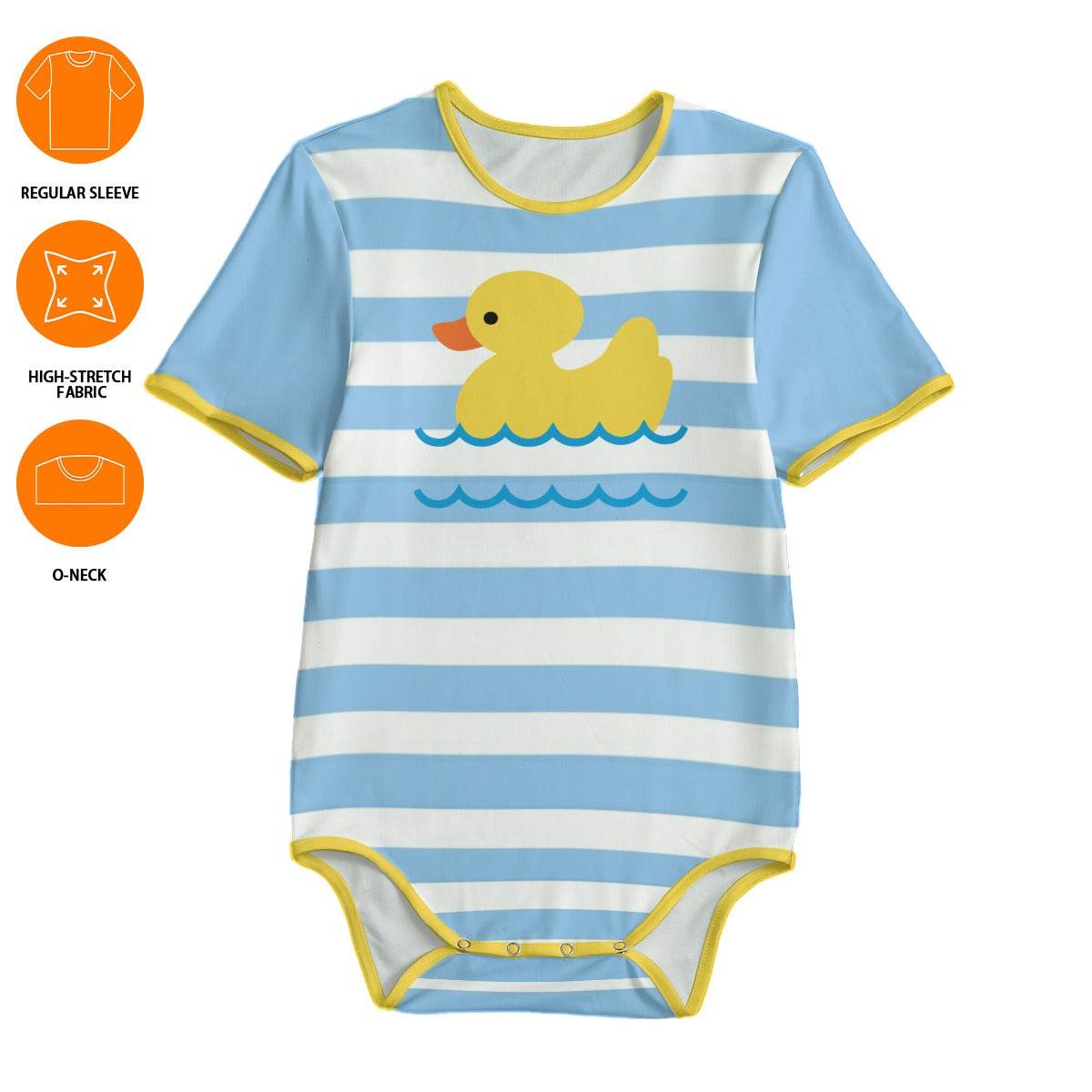 Blue Rubber Duckie Adult Unisex CuddleSuit