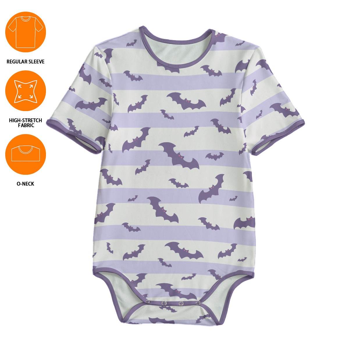 Stripey Bats Adult Unisex CuddleSuit