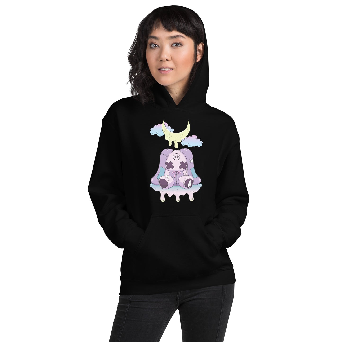 Creepy Kawaii Bunny Unisex Hoodie