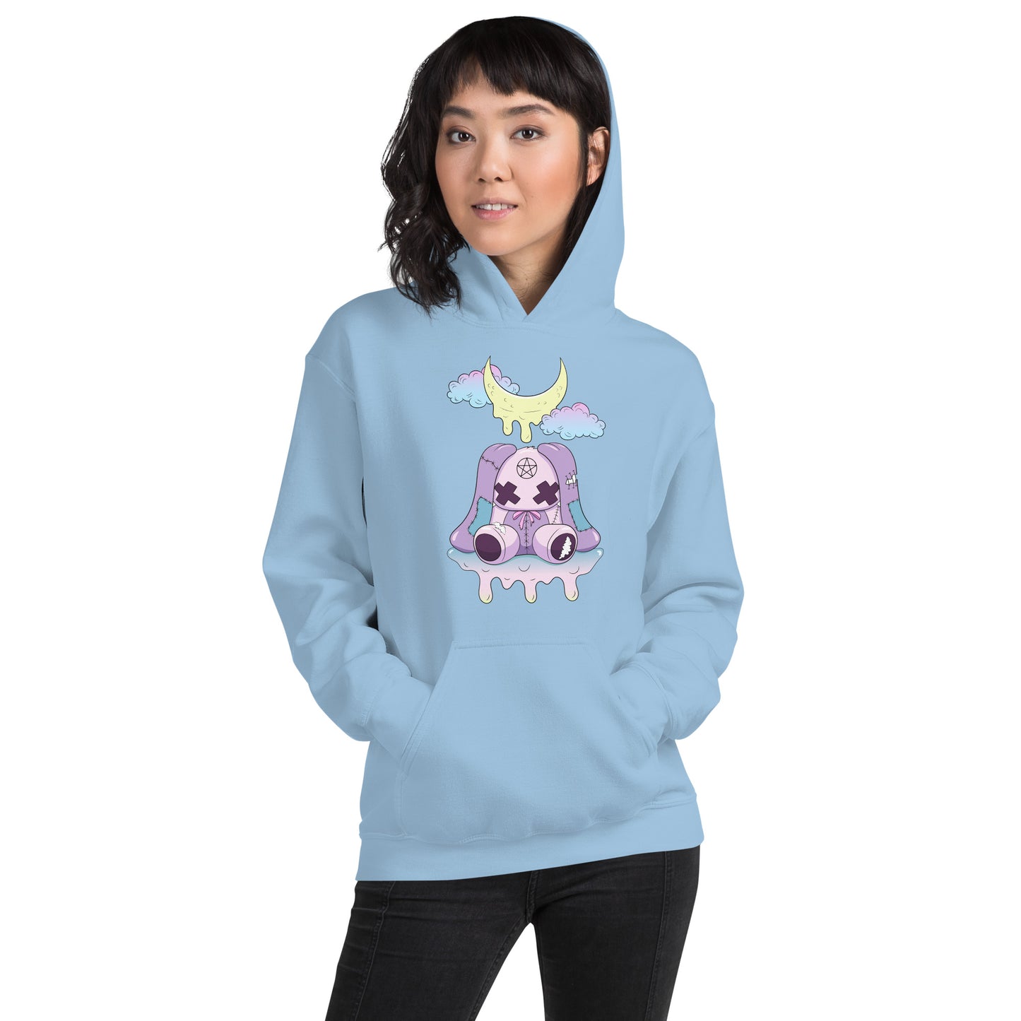 Creepy Kawaii Bunny Unisex Hoodie