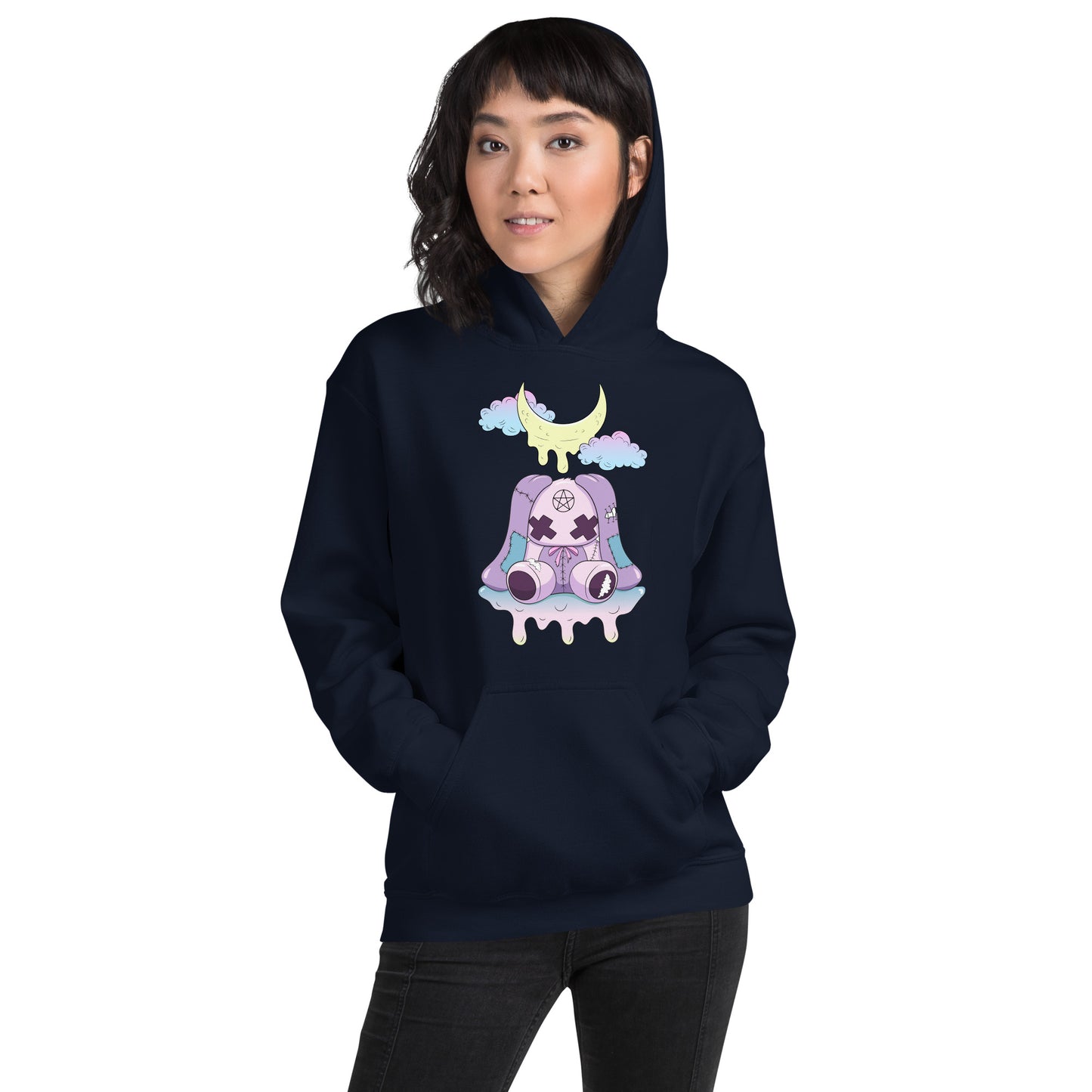 Creepy Kawaii Bunny Unisex Hoodie