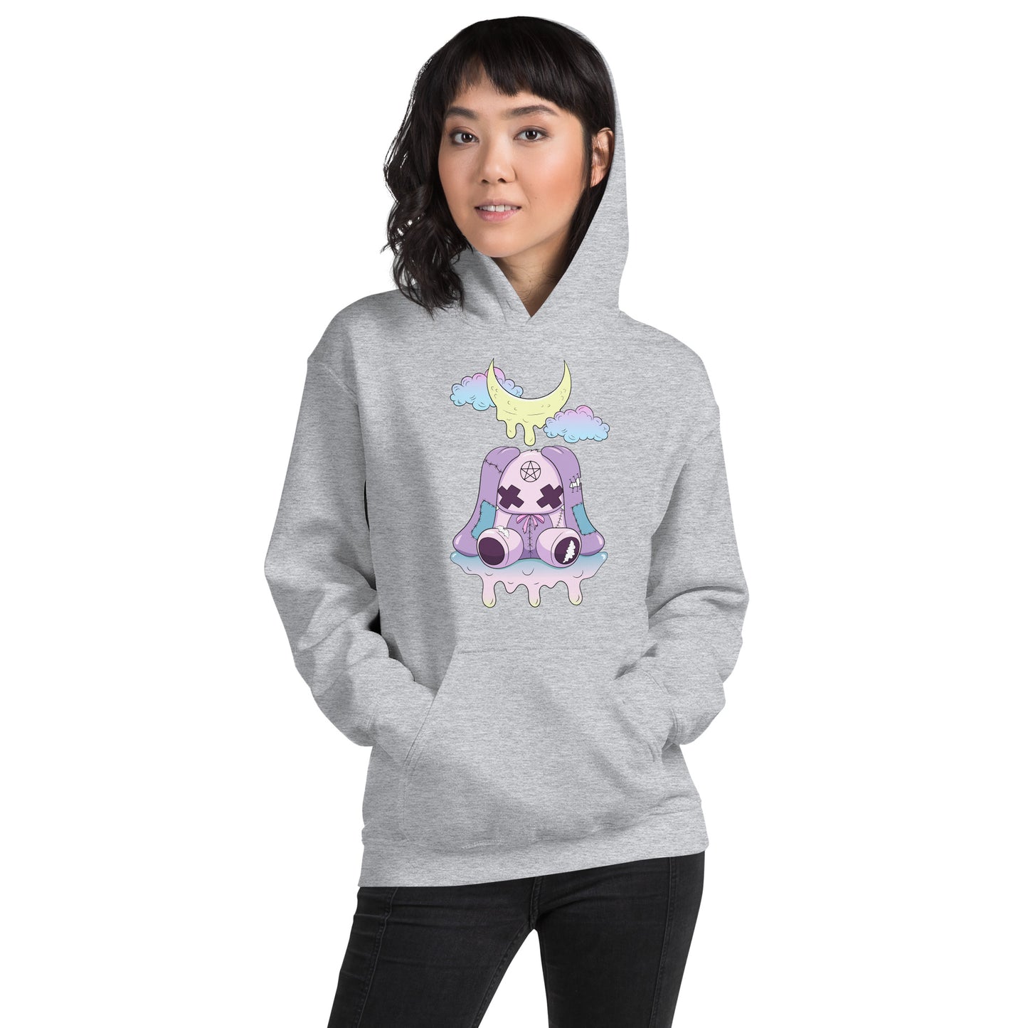 Creepy Kawaii Bunny Unisex Hoodie