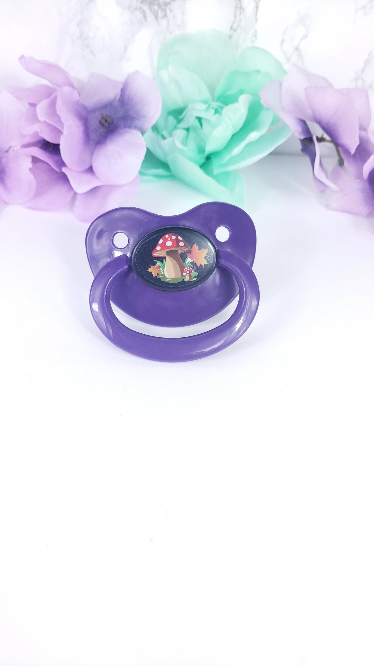 Fall Mushroom Adult Pacifier