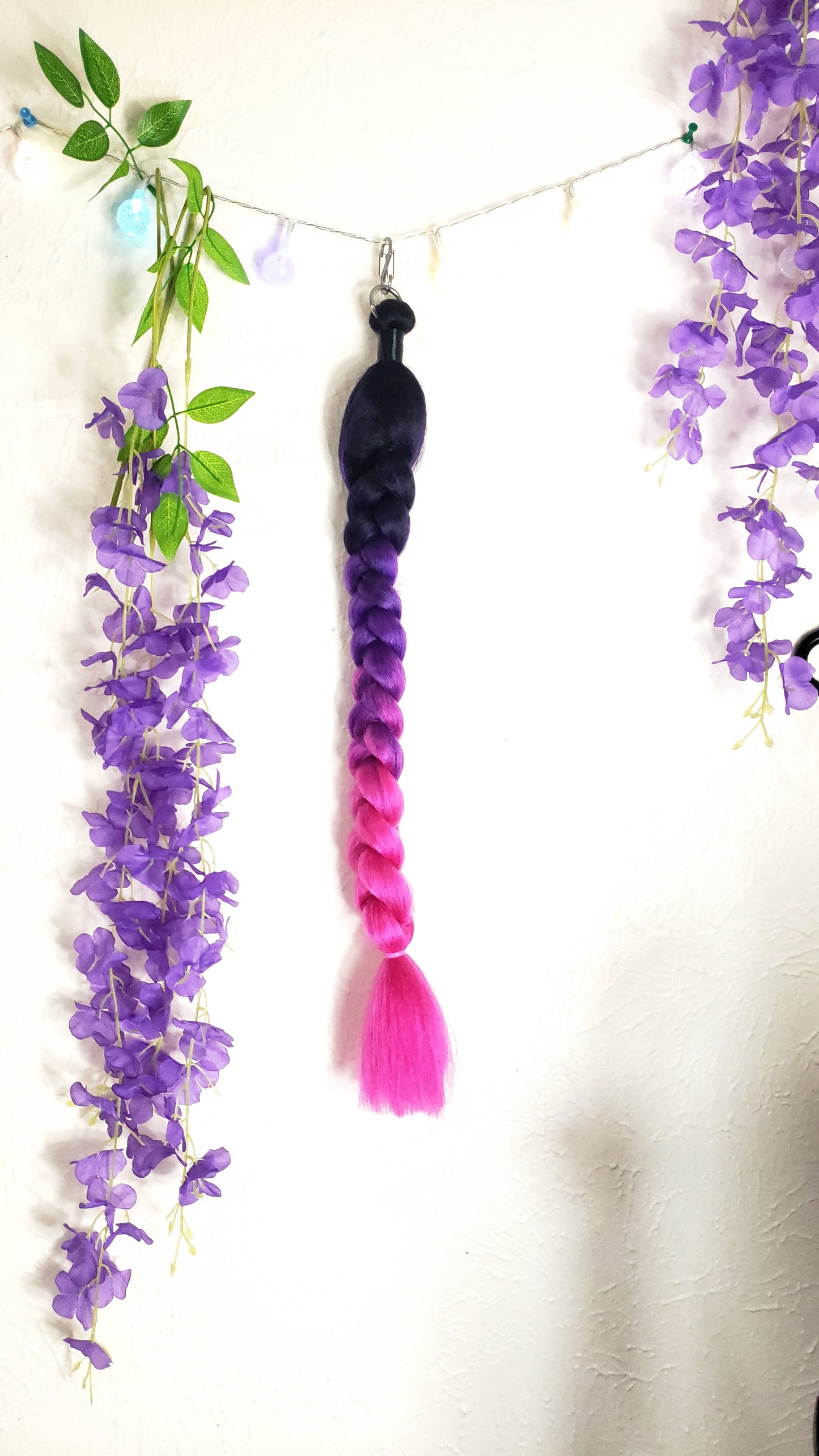 Pink Ombre Pony Tail