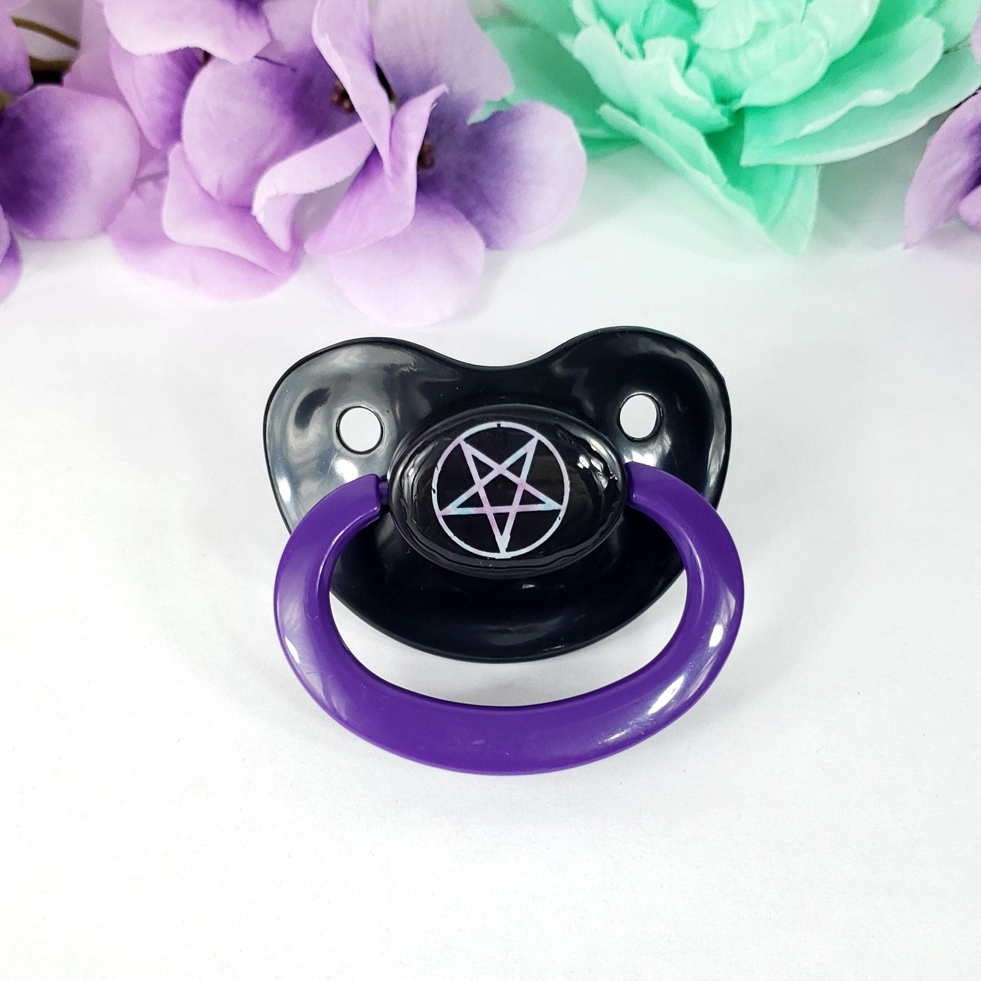 Pentagram Symbol Costume Pacifier for adults