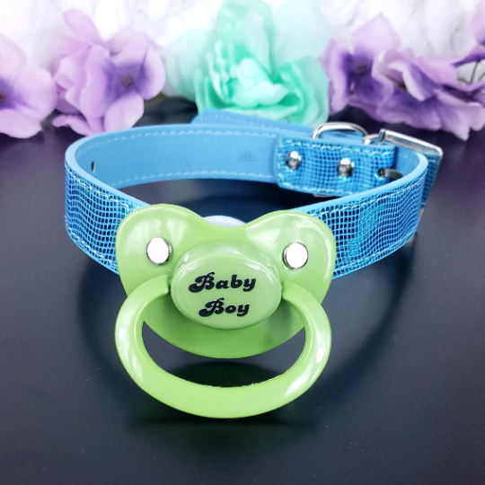Baby Boy Pacifier Gag