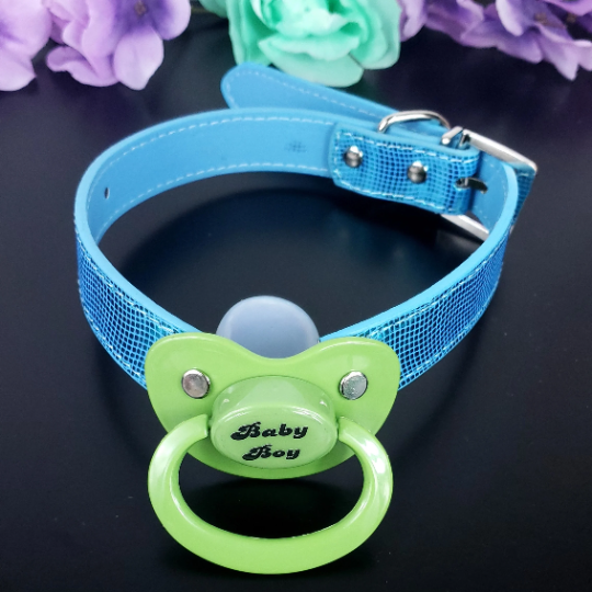 Baby Boy Pacifier Gag