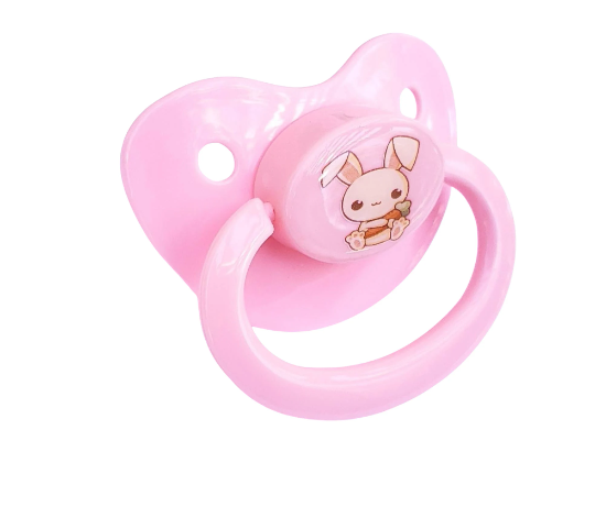 White Bunny Adult Pacifier