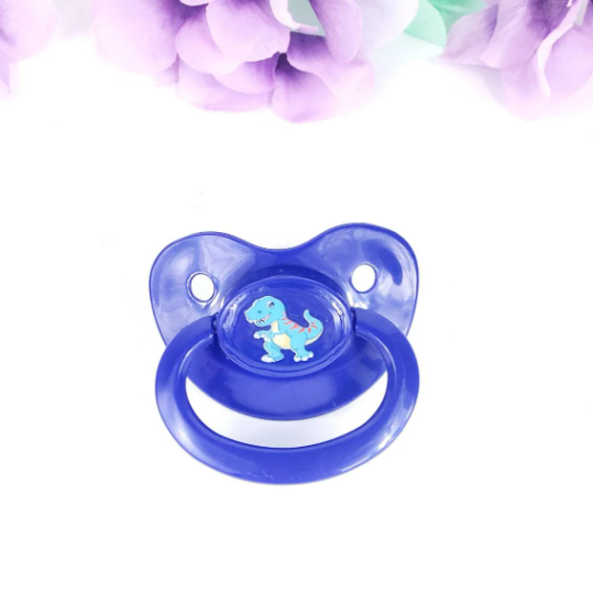 Blue Dinosaur Adult Pacifier