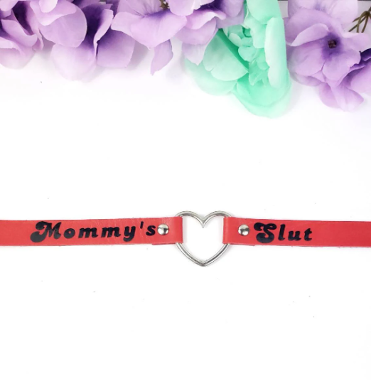 Mommy's Slut Choker (Red)