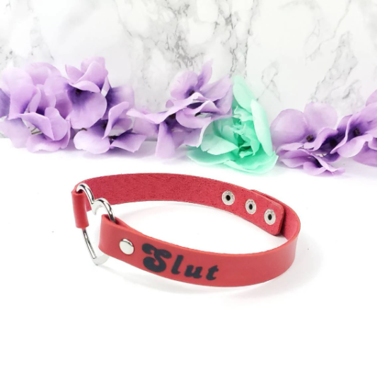 Daddy's Slut Choker (Red)