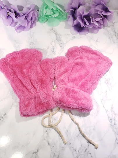 Hot Pink Pet Play Paw and Ears Set