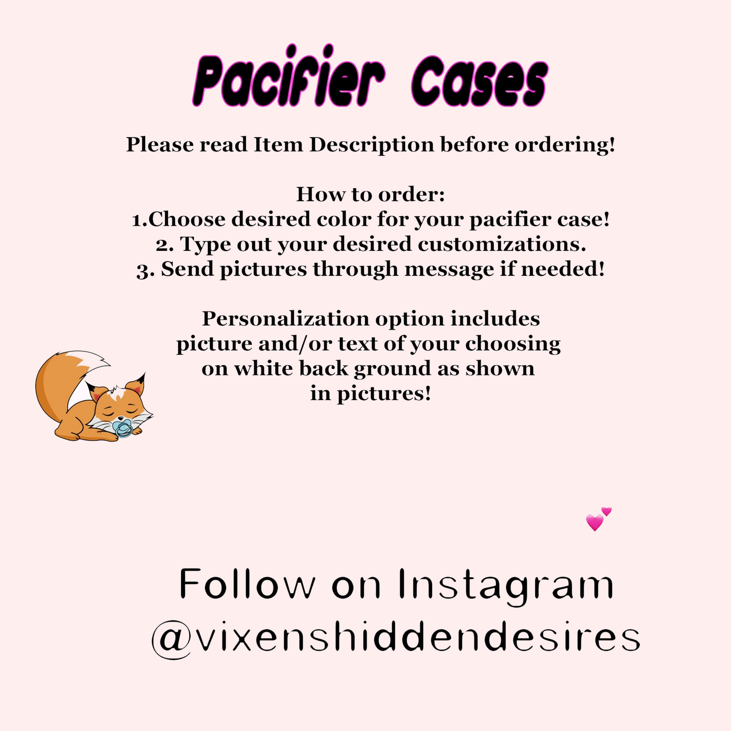Custom Adult Pacifier Case